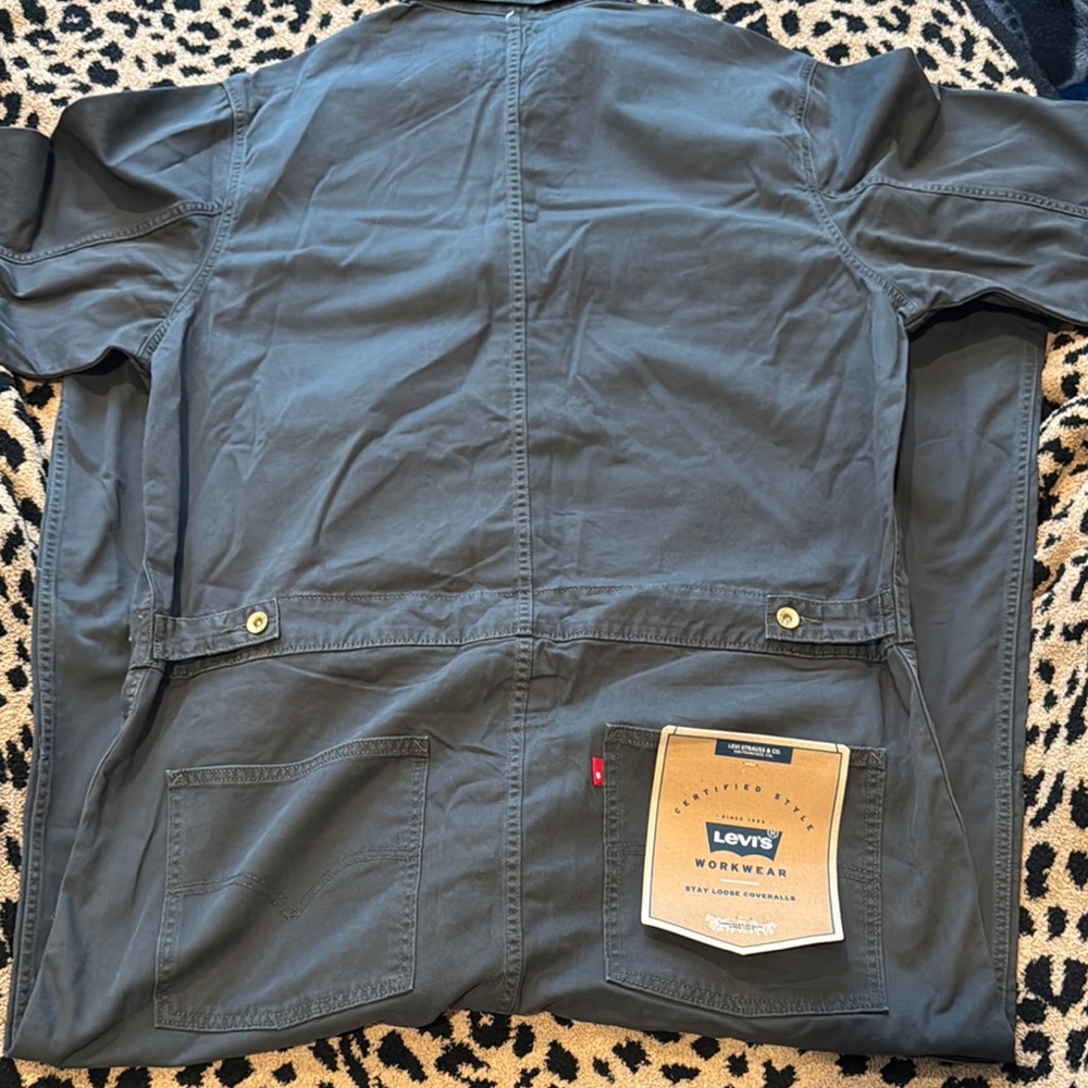 Levi's Men's Gray Coverall - Picture 3 of 6